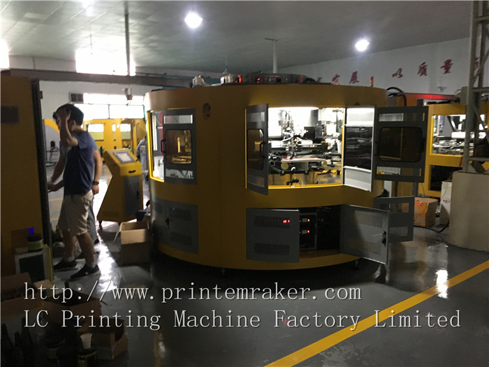 Glass Bottles automatic screen printing machine