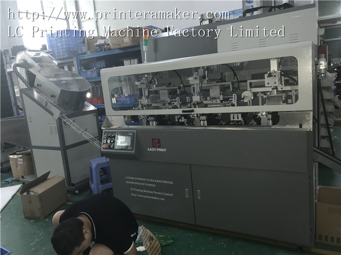 Fully Automatic Chain-type Multicolor Screen Printing And Hot Stamping Machine