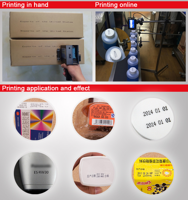 Packaging Coding & Marking Mini Portable Handheld Inkjet Printer