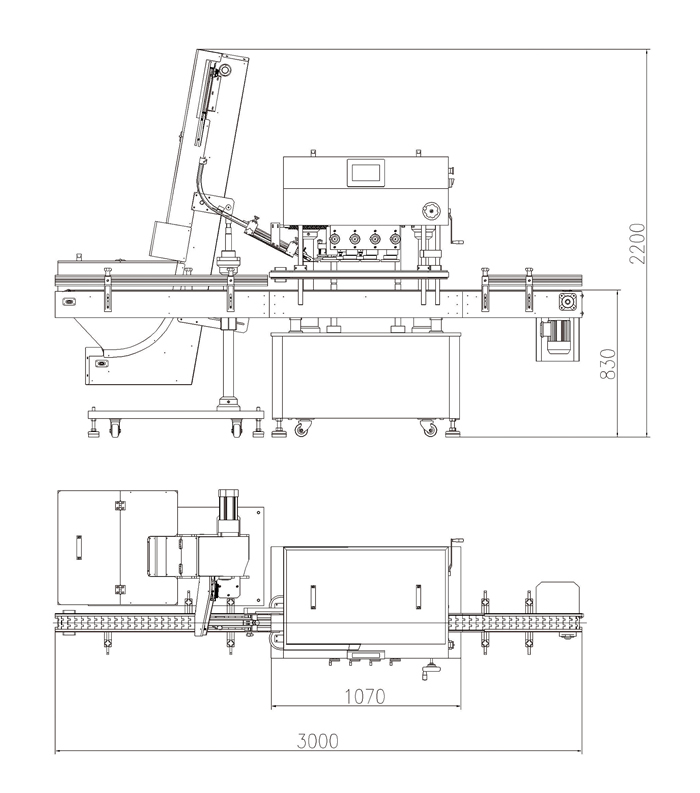 Automatic Frequency Conversion High Speed Capping Machine