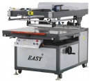 Tilted-arm Flat Bed Screen Printer with Vaccum Table