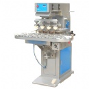 Economical 4 Color Pad Printing Machine with Conveyer