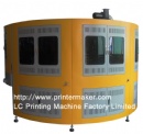 6 Color Automatic UV Glass Bottle Screen Printing Machine