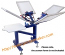 4 Color 1 Station Press Printer with Metal Stand