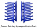 Screen Printing Squeegee Holder Rack